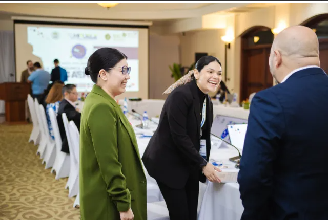 SICA Energy congress delegates using conference systems